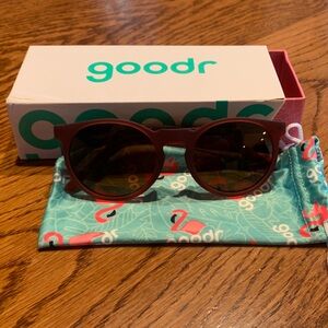 Goodr Burgundy Sunglasses with Case